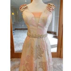 A fancy floral dress